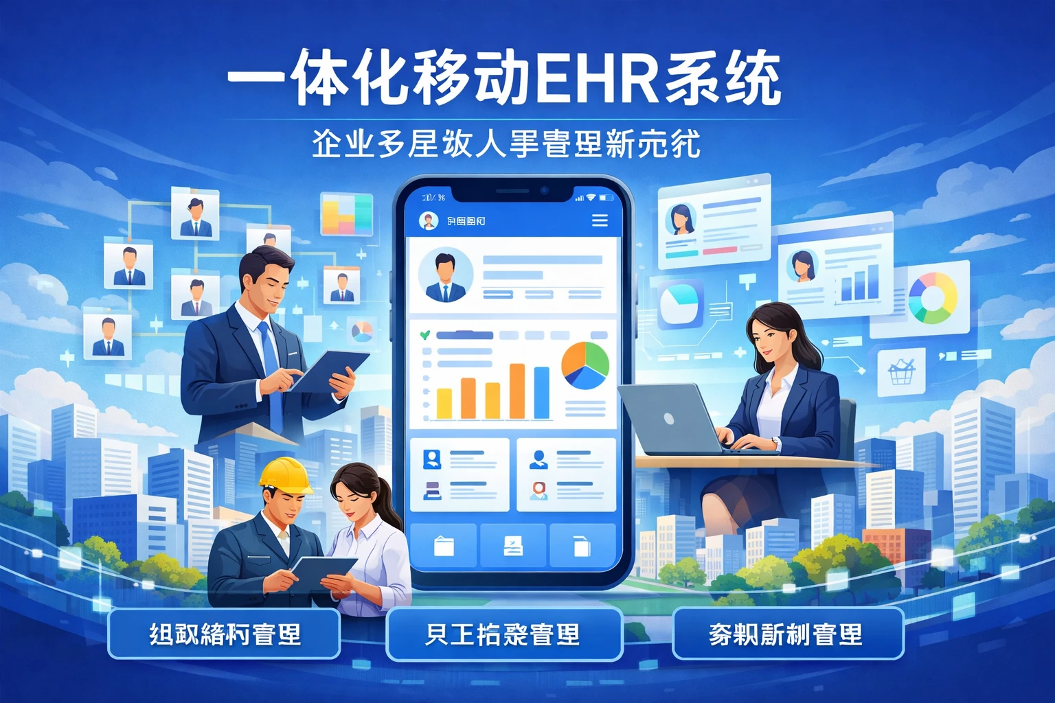 一体化移动EHR系统：企业多层级人事管理新范式