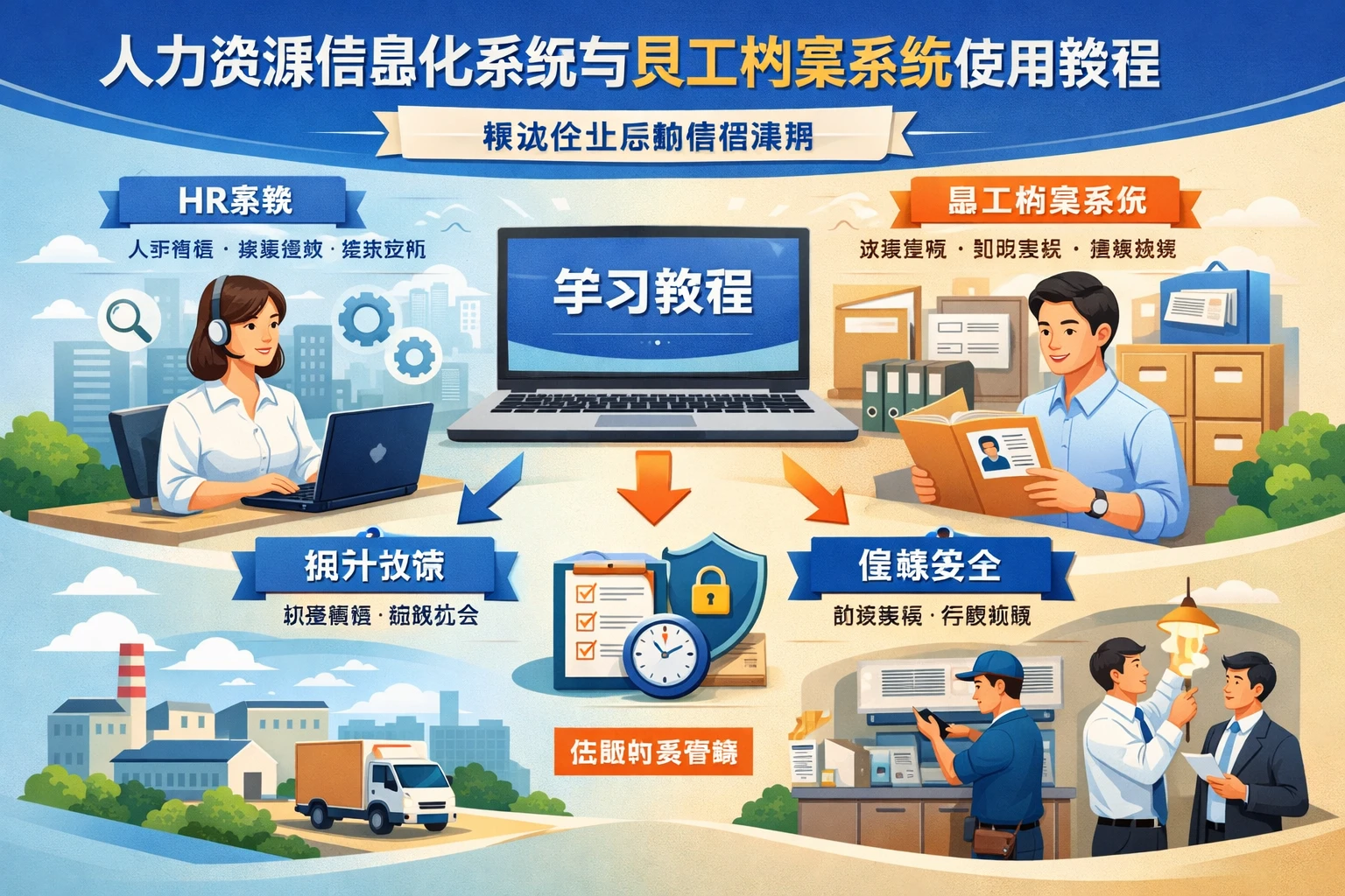 人力资源信息化系统与员工档案系统使用教程：解决企业后勤管理难题