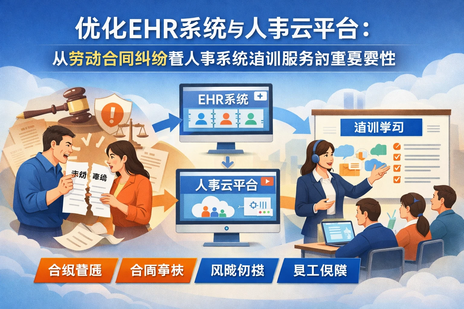 优化ehr系统与人事云平台：从劳动合同纠纷看人事系统培训服务的重要性