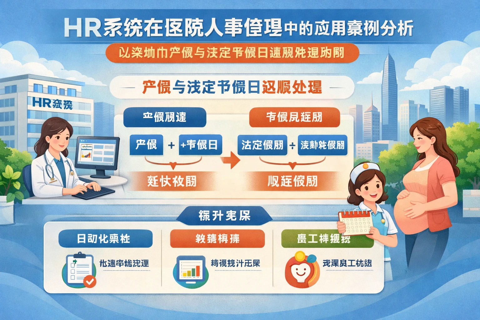 HR系统在医院人事管理中的应用案例分析：以深圳市产假与法定节假日延顺处理为例