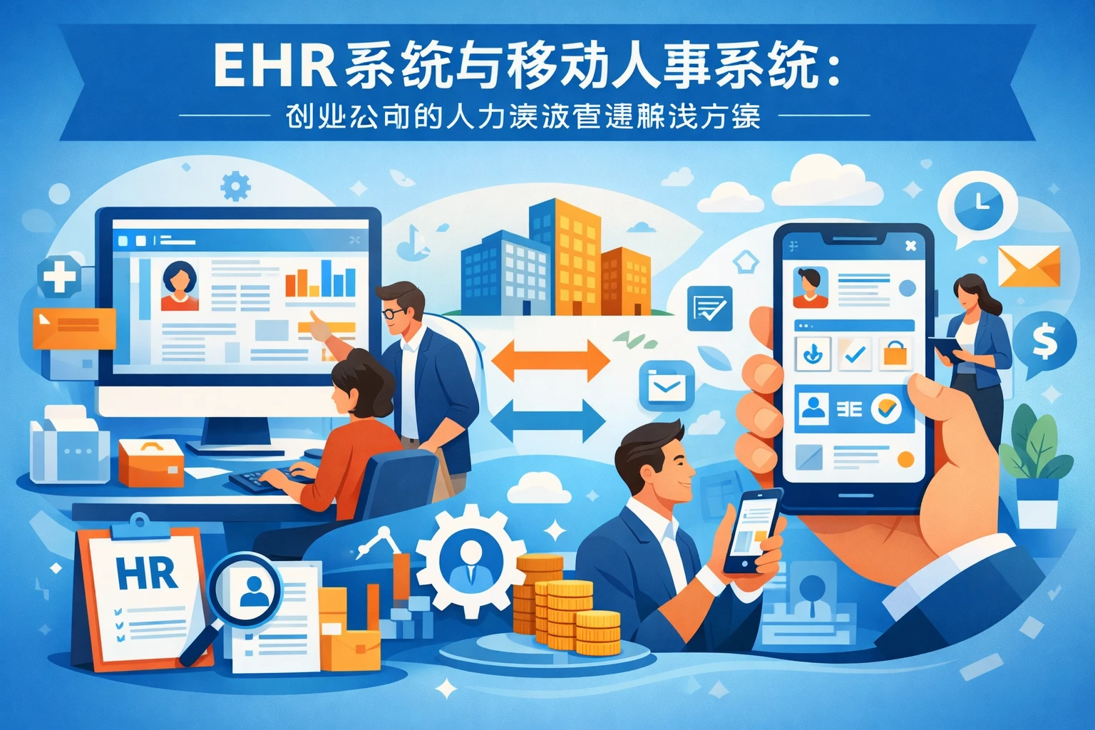 EHR系统与移动人事系统：创业公司的人力资源管理解决方案