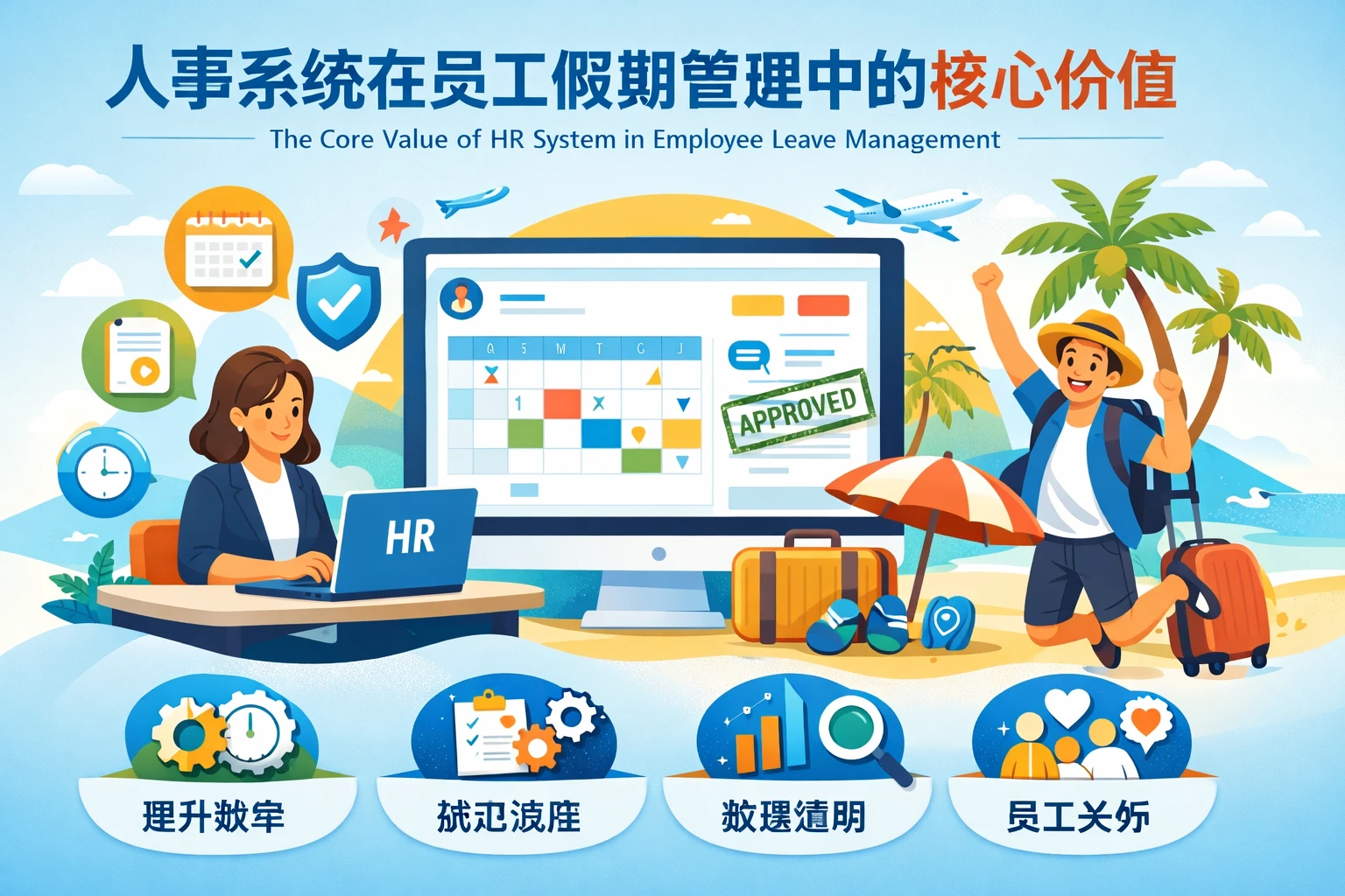 人事系统在员工假期管理中的核心价值