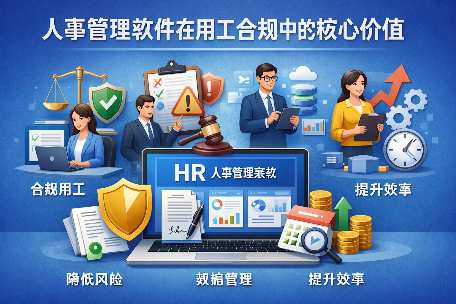 人事管理软件在用工合规中的核心价值