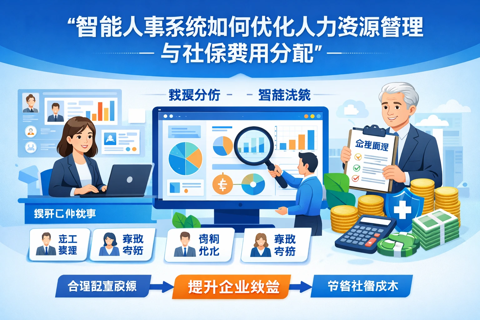 智能人事系统如何优化人力资源管理与社保费用分配