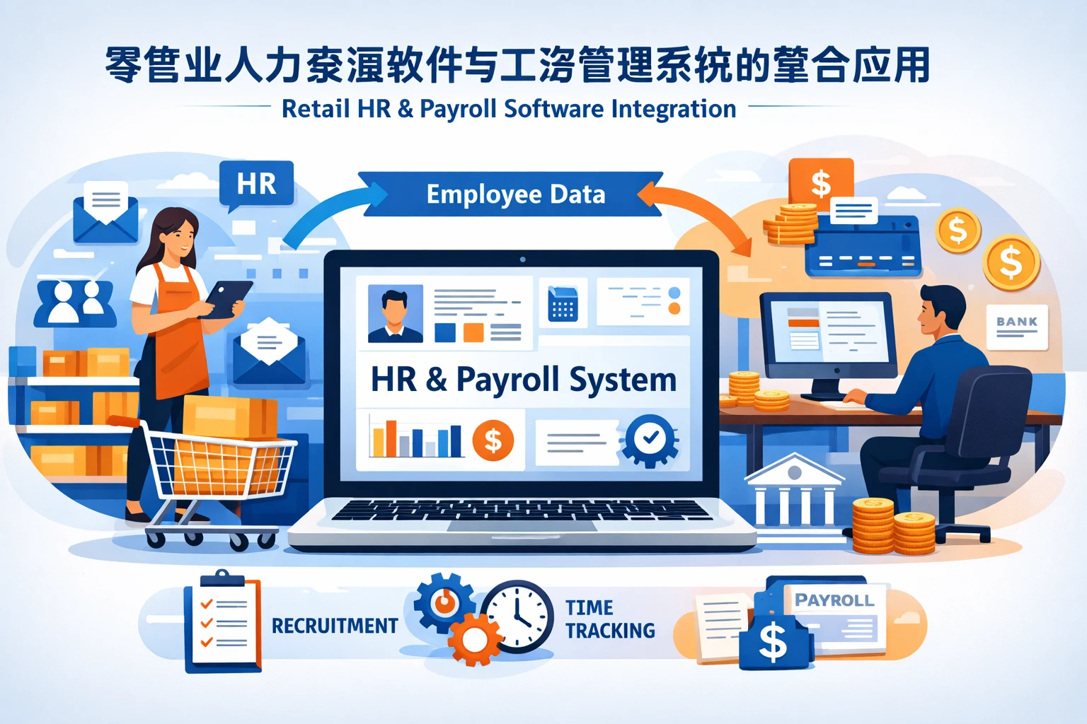 零售业人力资源软件与工资管理系统的整合应用