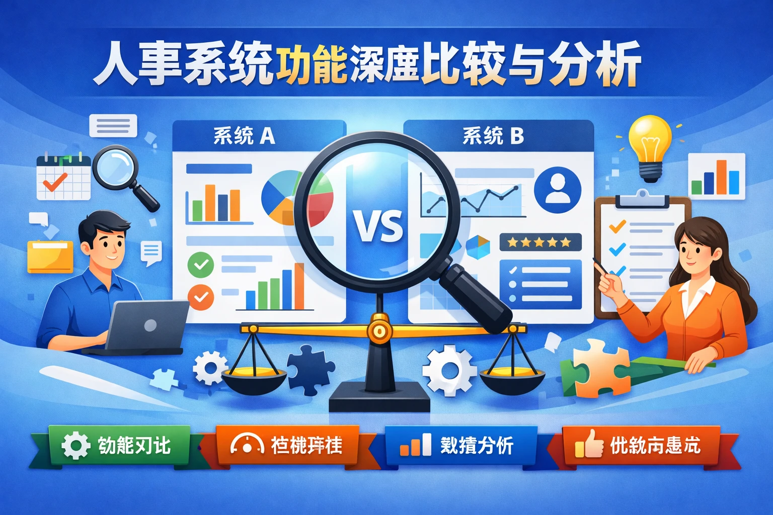 人事系统功能深度比较与分析