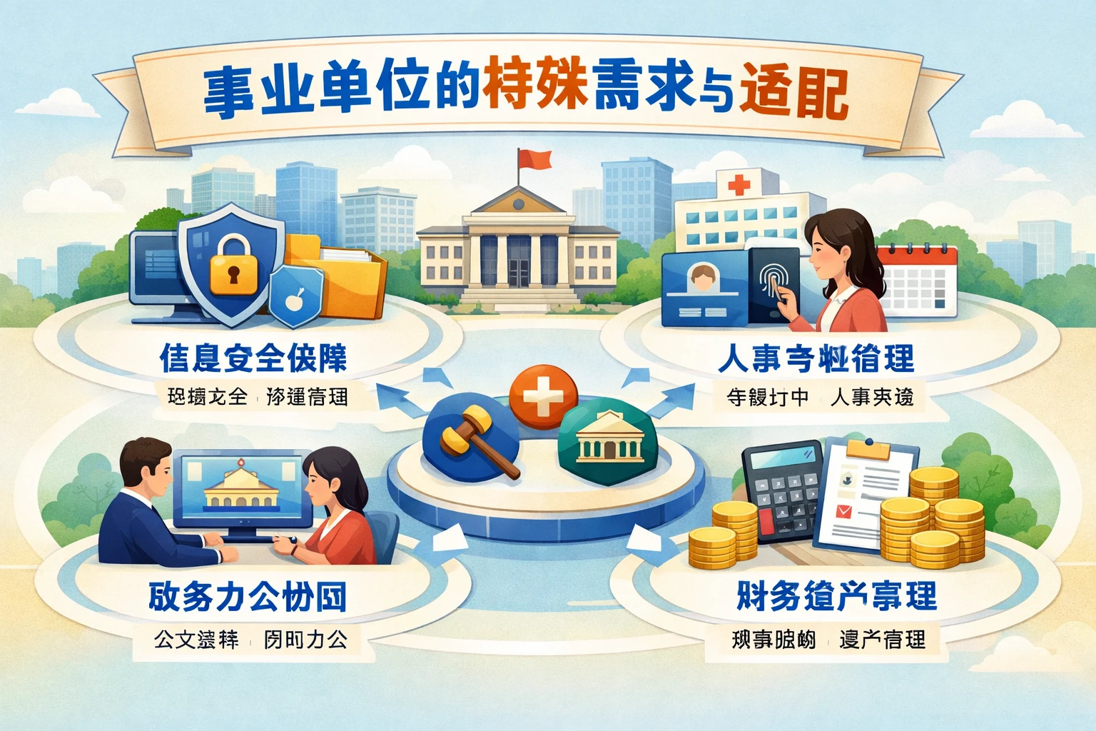 事业单位的特殊需求与适配