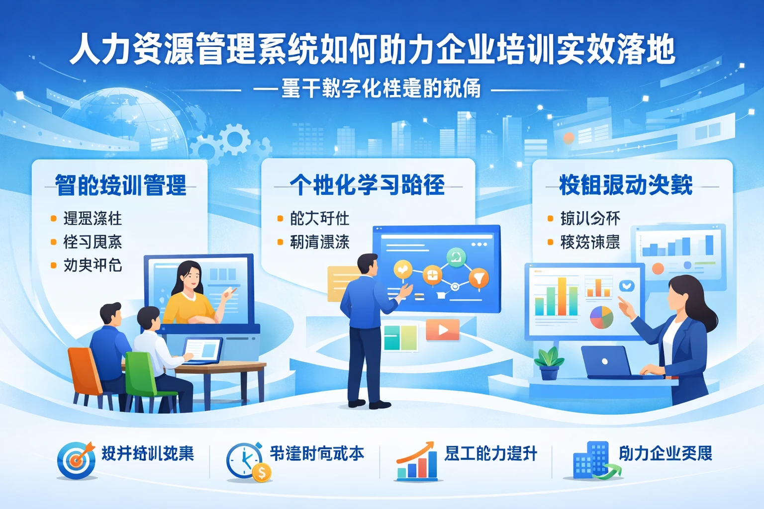 人力资源管理系统如何助力企业培训实效落地——基于数字化转型的视角