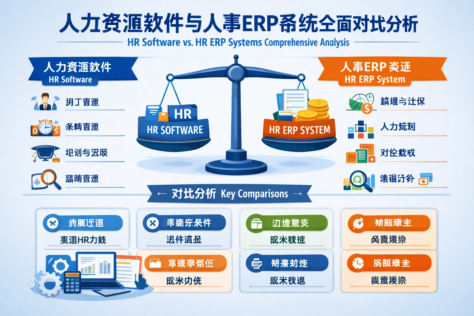 人力资源软件与人事ERP系统全面对比分析