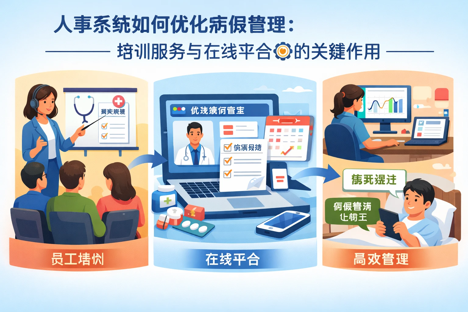 人事系统如何优化病假管理：培训服务与在线平台的关键作用
