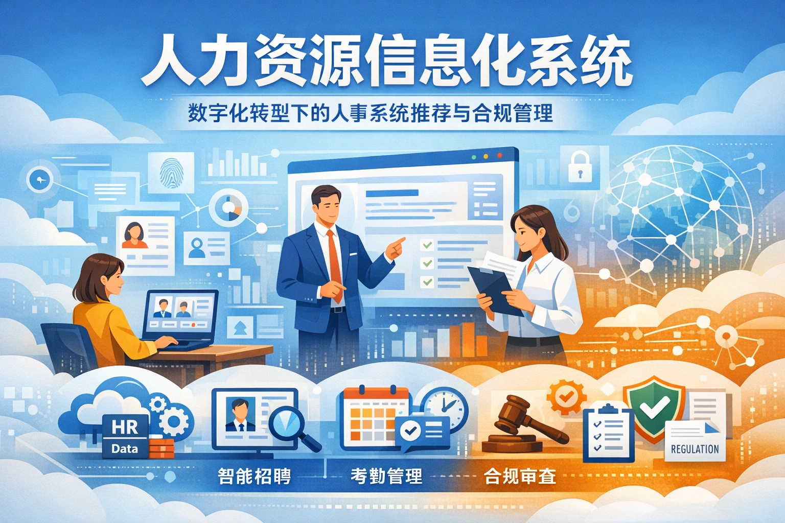 人力资源信息化系统：数字化转型下的人事系统推荐与合规管理