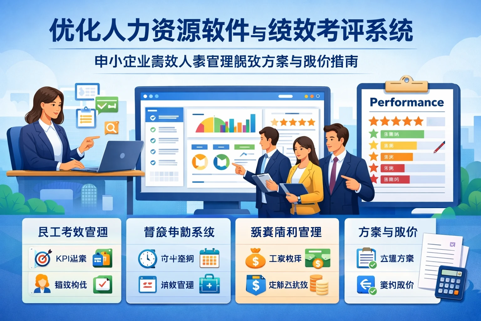 优化人力资源软件与绩效考评系统：中小企业高效人事管理解决方案与报价指南