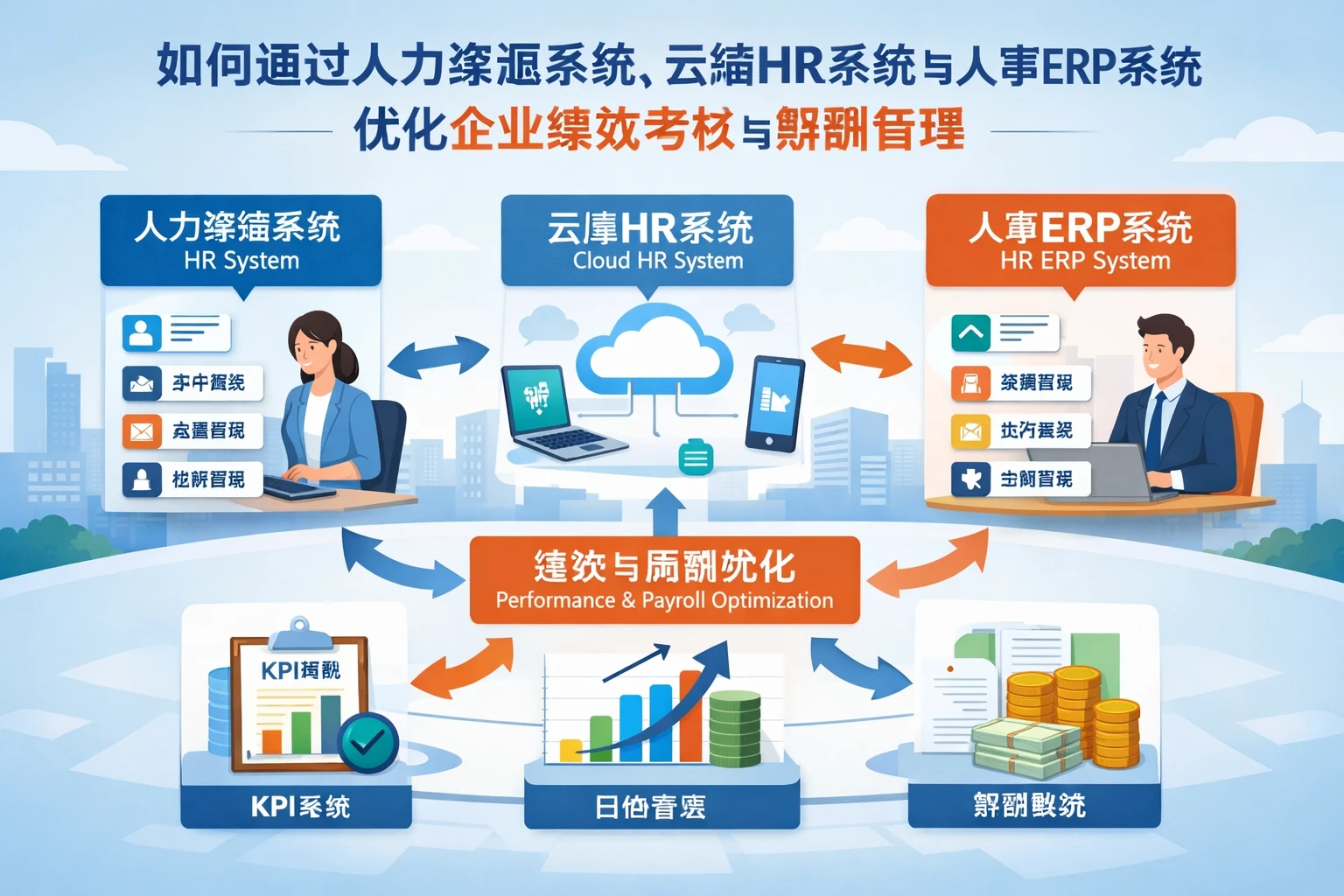 如何通过人力资源系统、云端HR系统与人事ERP系统优化企业绩效考核与薪酬管理