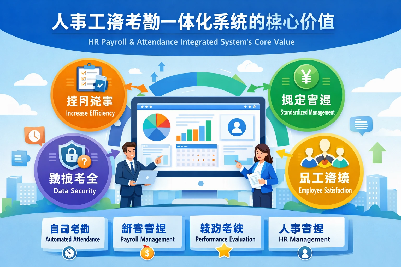 人事工资考勤一体化系统的核心价值