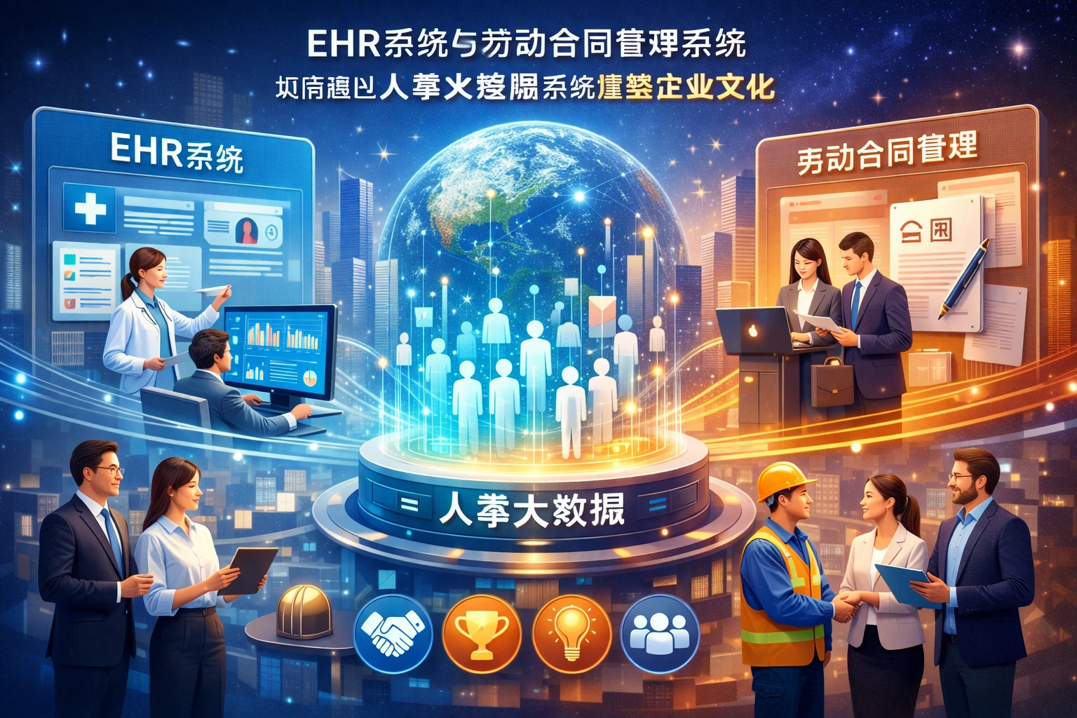 ehr系统与劳动合同管理系统如何通过人事大数据系统重塑企业文化