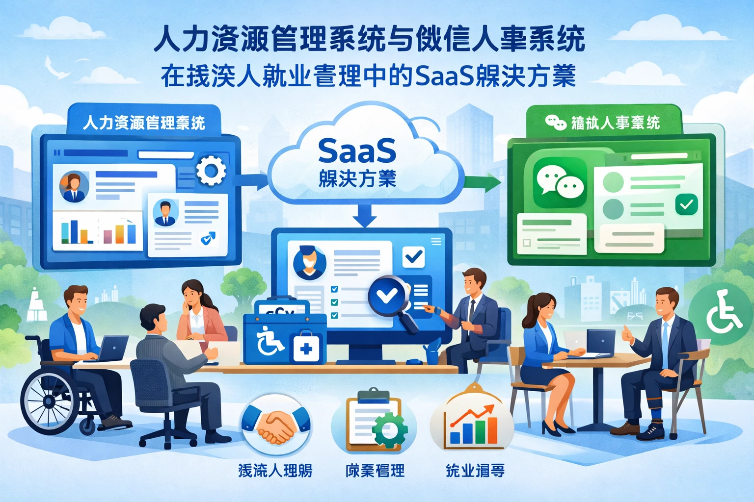 人力资源管理系统与微信人事系统在残疾人就业管理中的SaaS解决方案