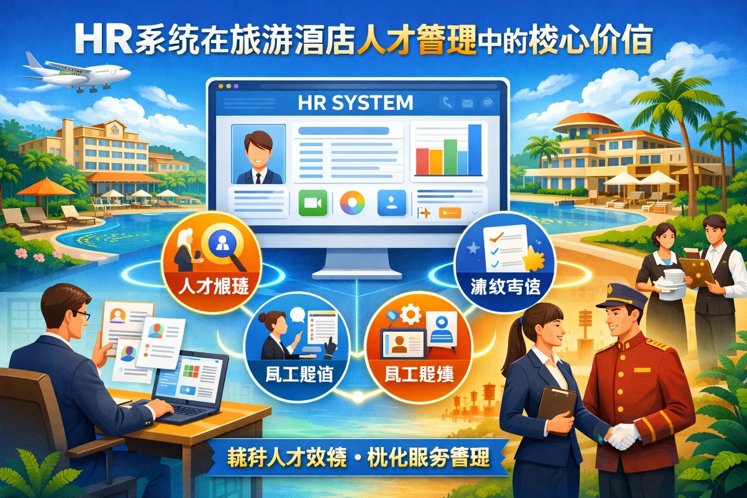HR系统在旅游酒店人才管理中的核心价值