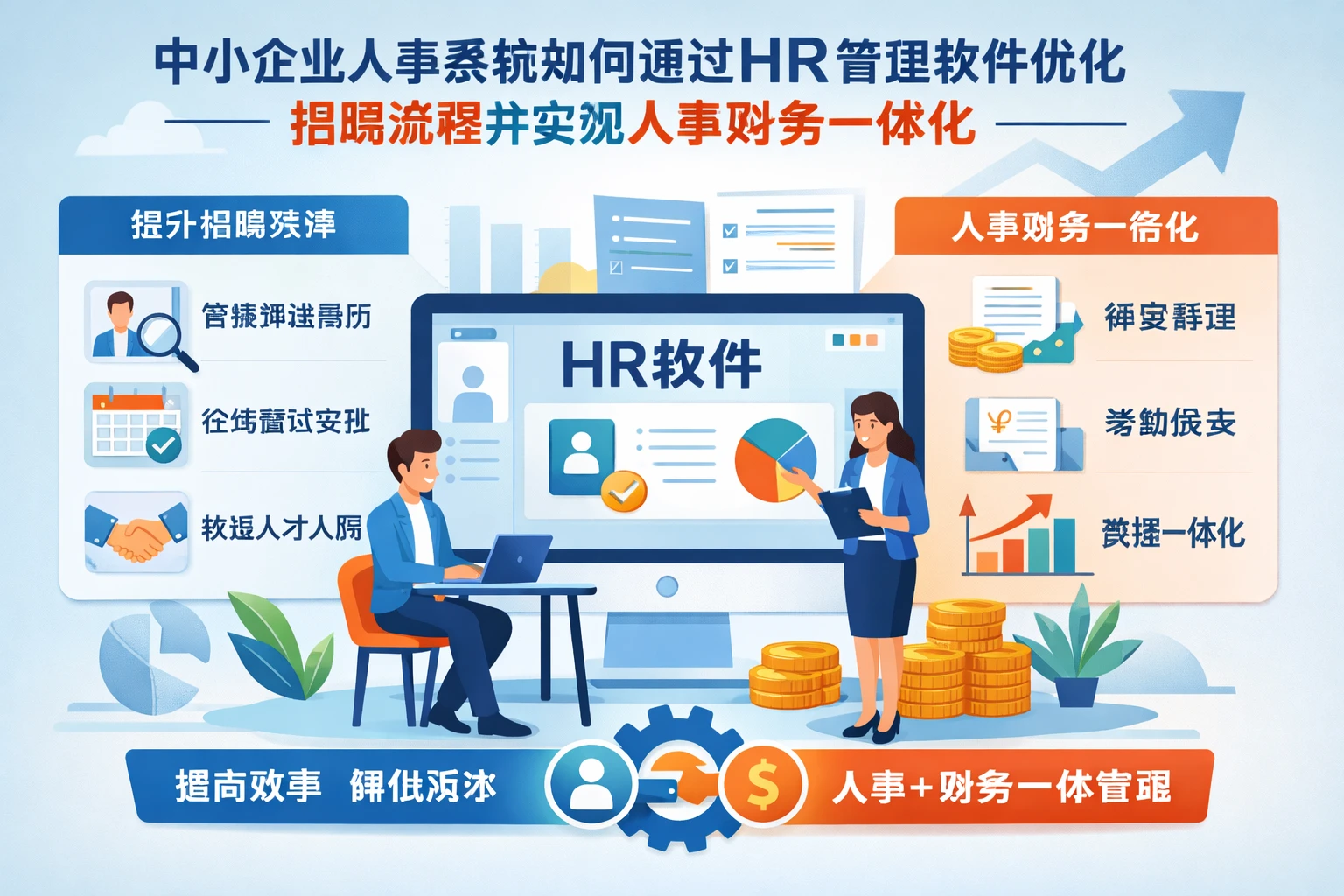 中小企业人事系统如何通过HR管理软件优化招聘流程并实现人事财务一体化