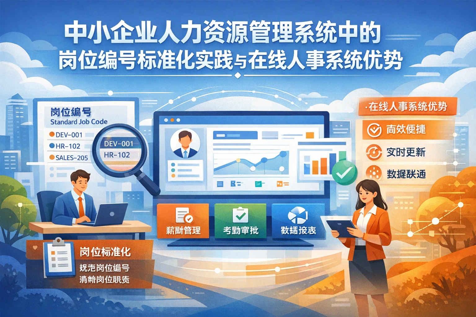 中小企业人力资源管理系统中的岗位编号标准化实践与在线人事系统优势