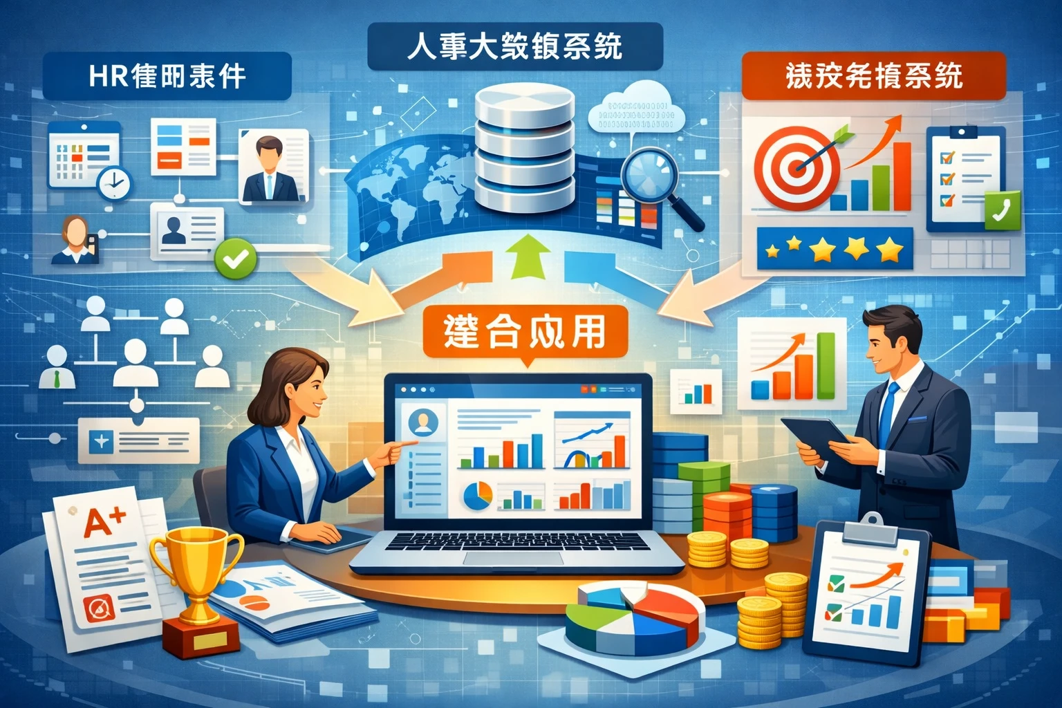 一体化HR管理软件、人事大数据系统与绩效考核系统的整合应用