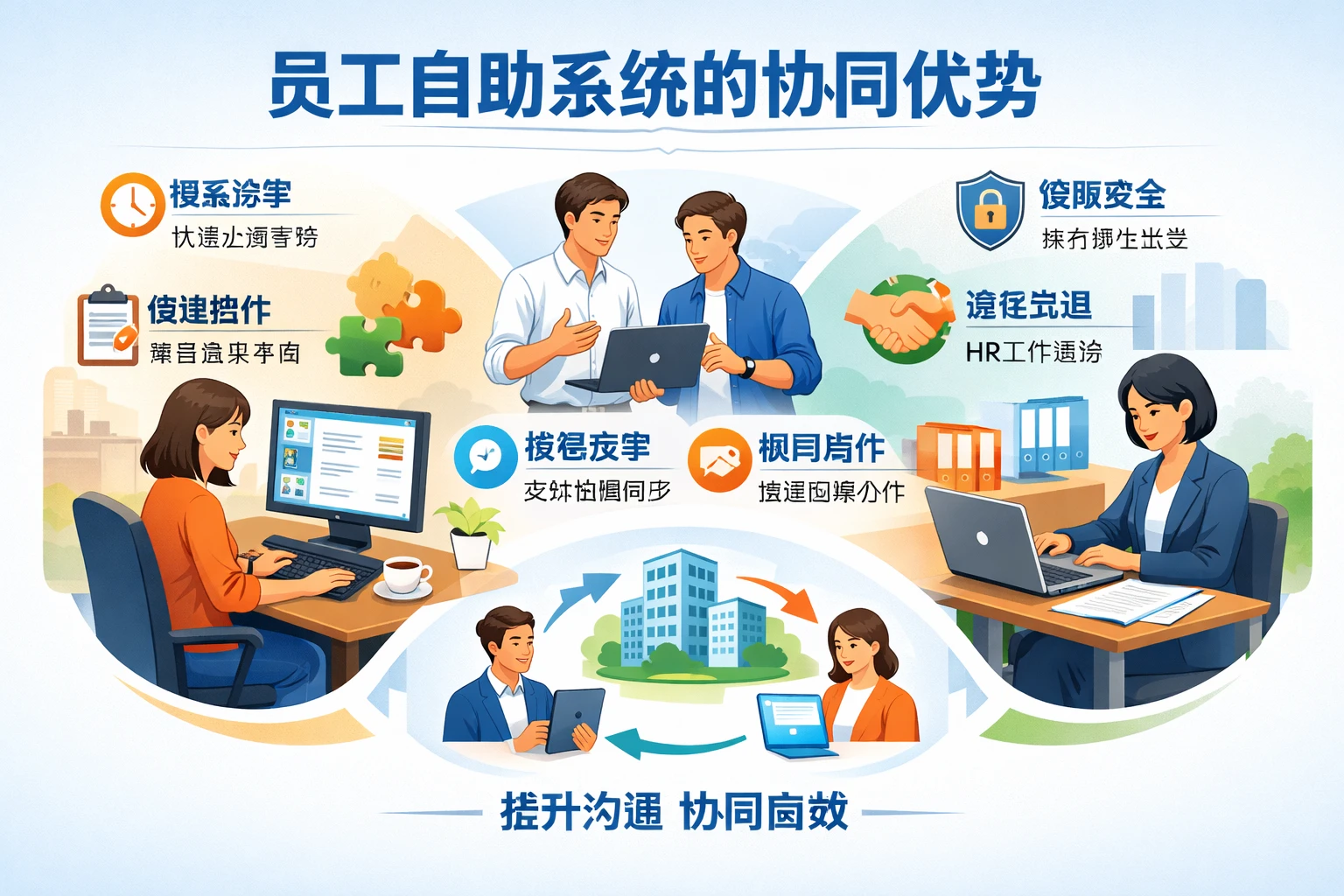 员工自助系统的协同优势