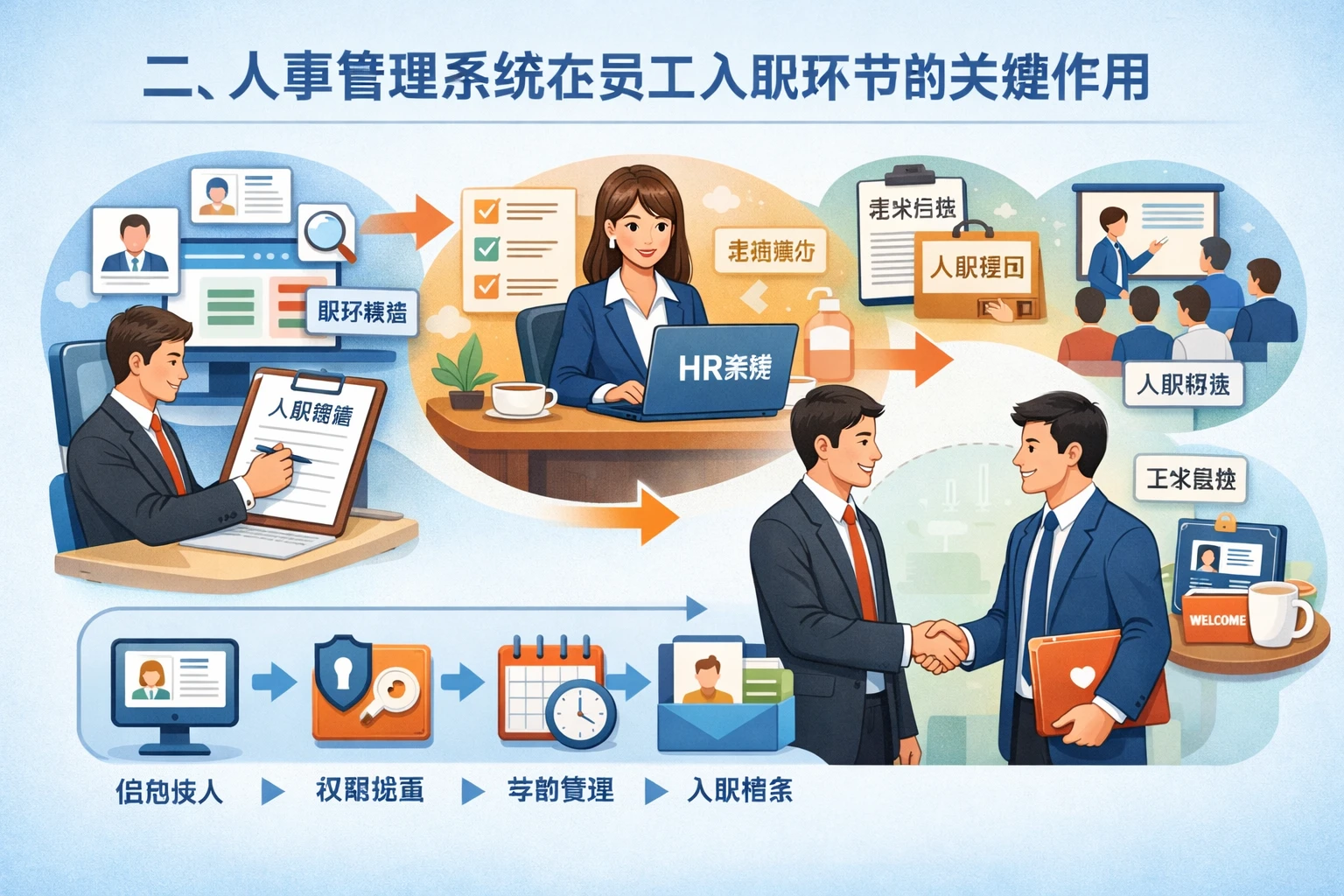 二、人事管理系统在员工入职环节的关键作用