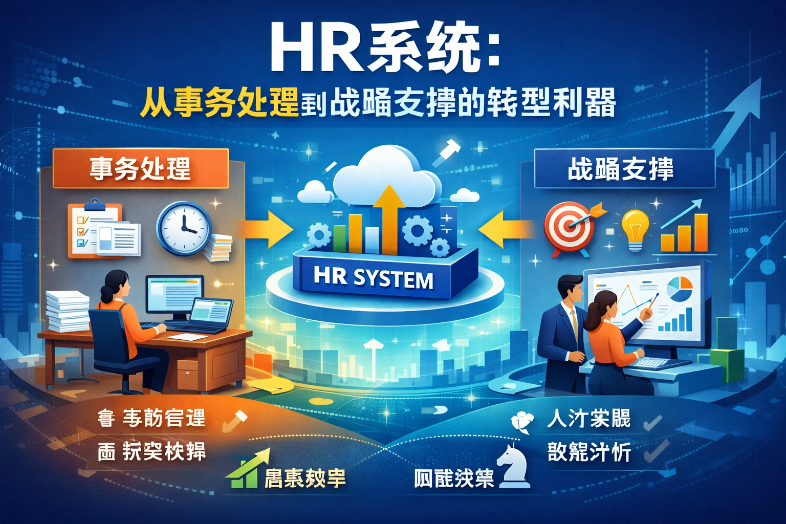 HR系统：从事务处理到战略支撑的转型利器