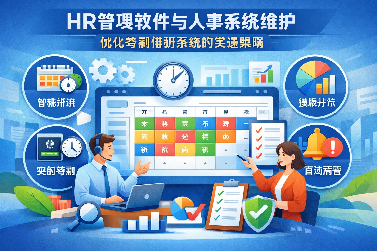 HR管理软件与人事系统维护：优化考勤排班系统的关键策略
