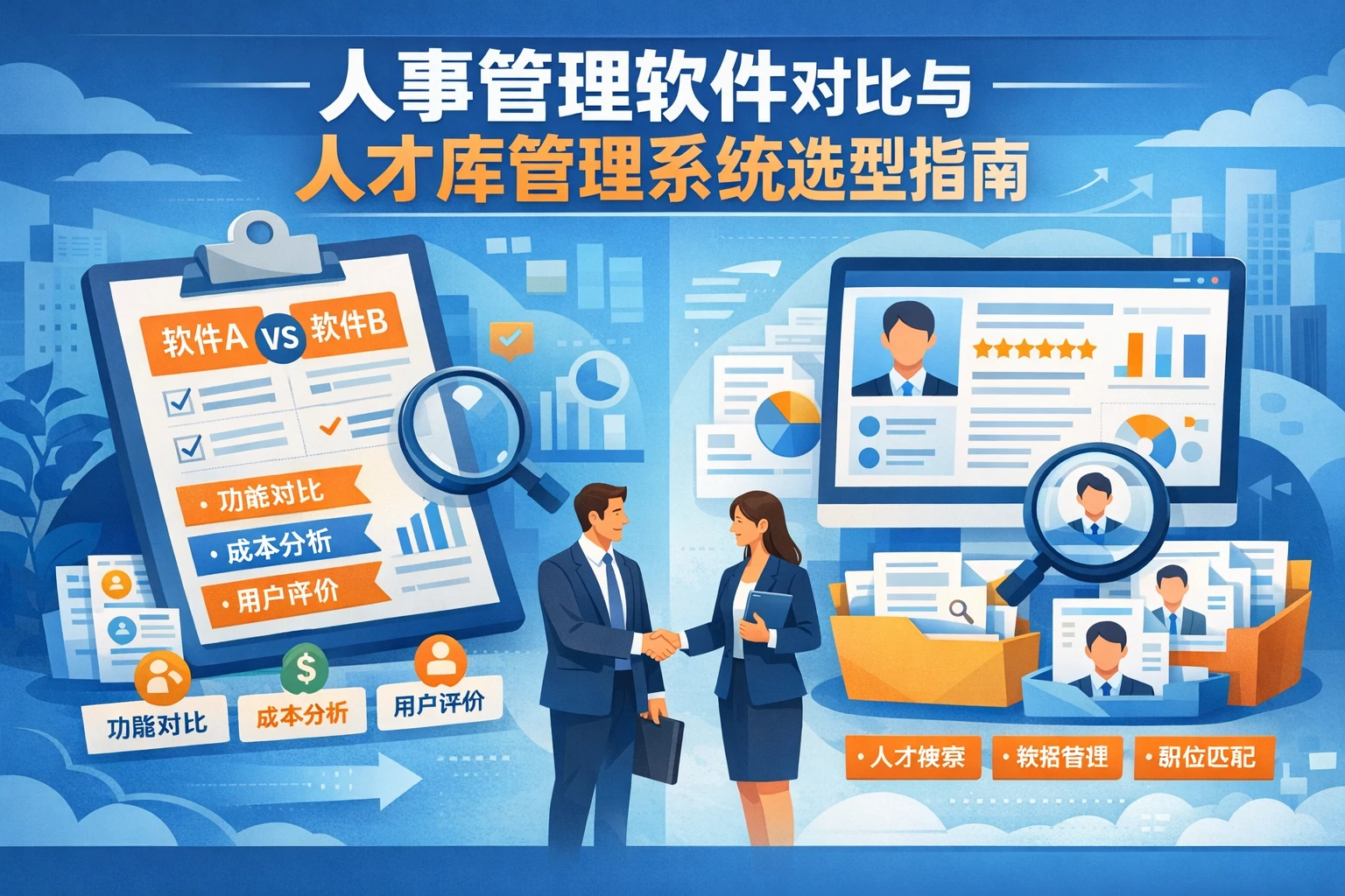 人事管理软件对比与人才库管理系统选型指南