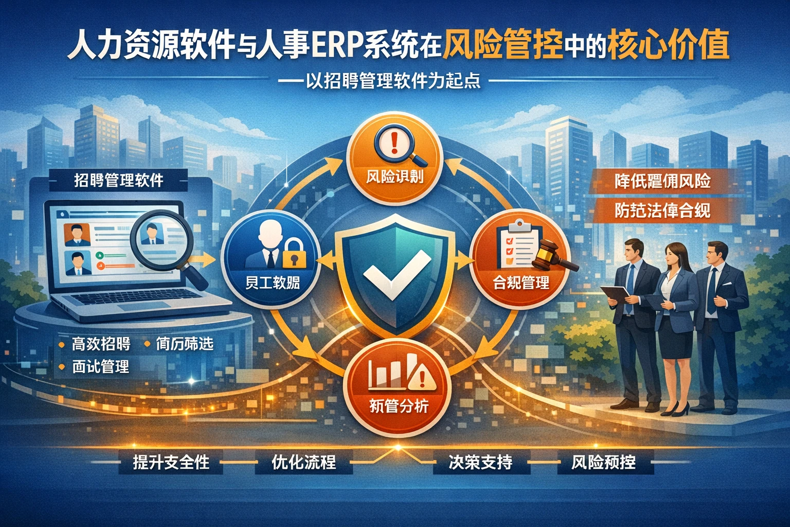 人力资源软件与人事ERP系统在风险管控中的核心价值——以招聘管理软件为起点