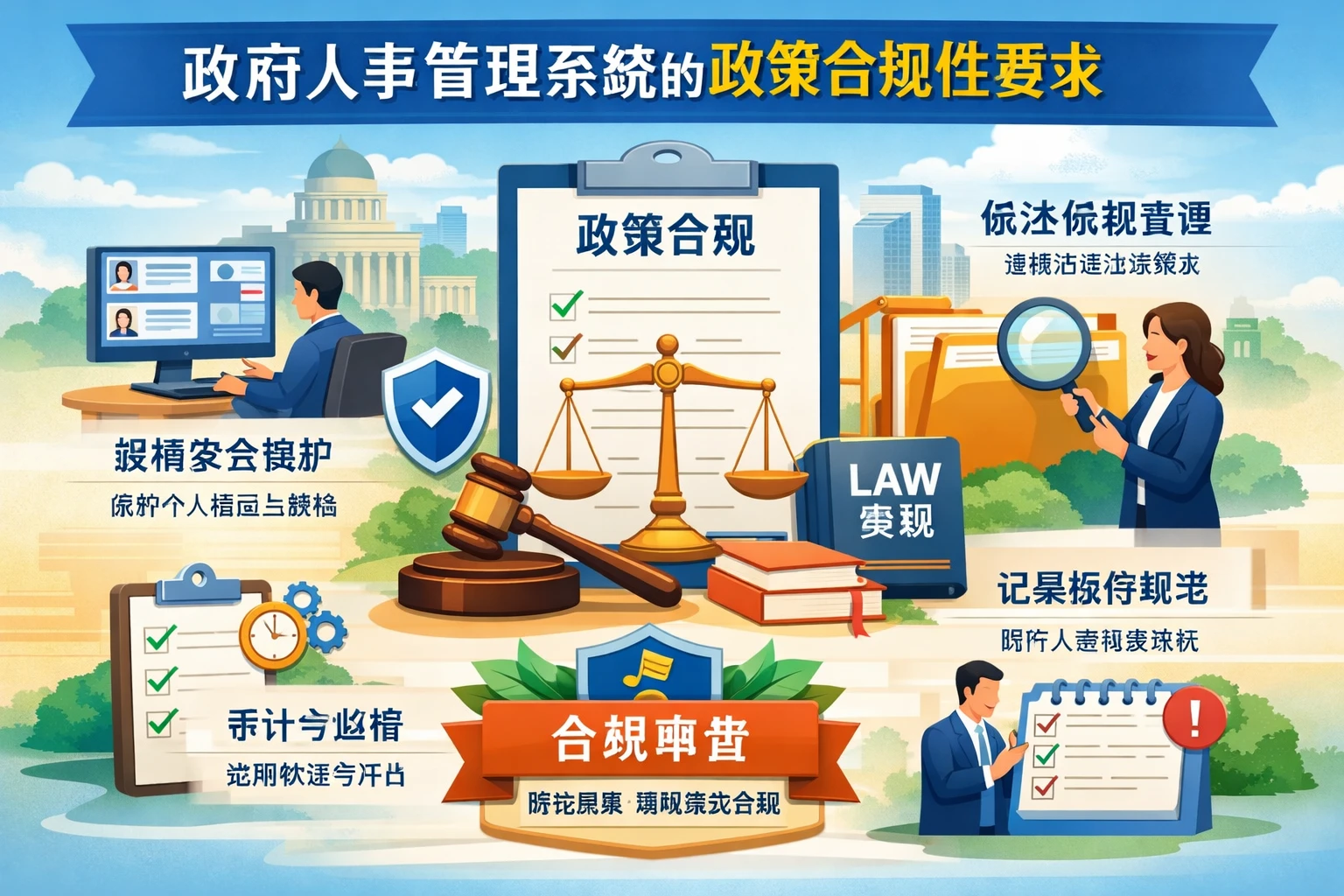 政府人事管理系统的政策合规性要求