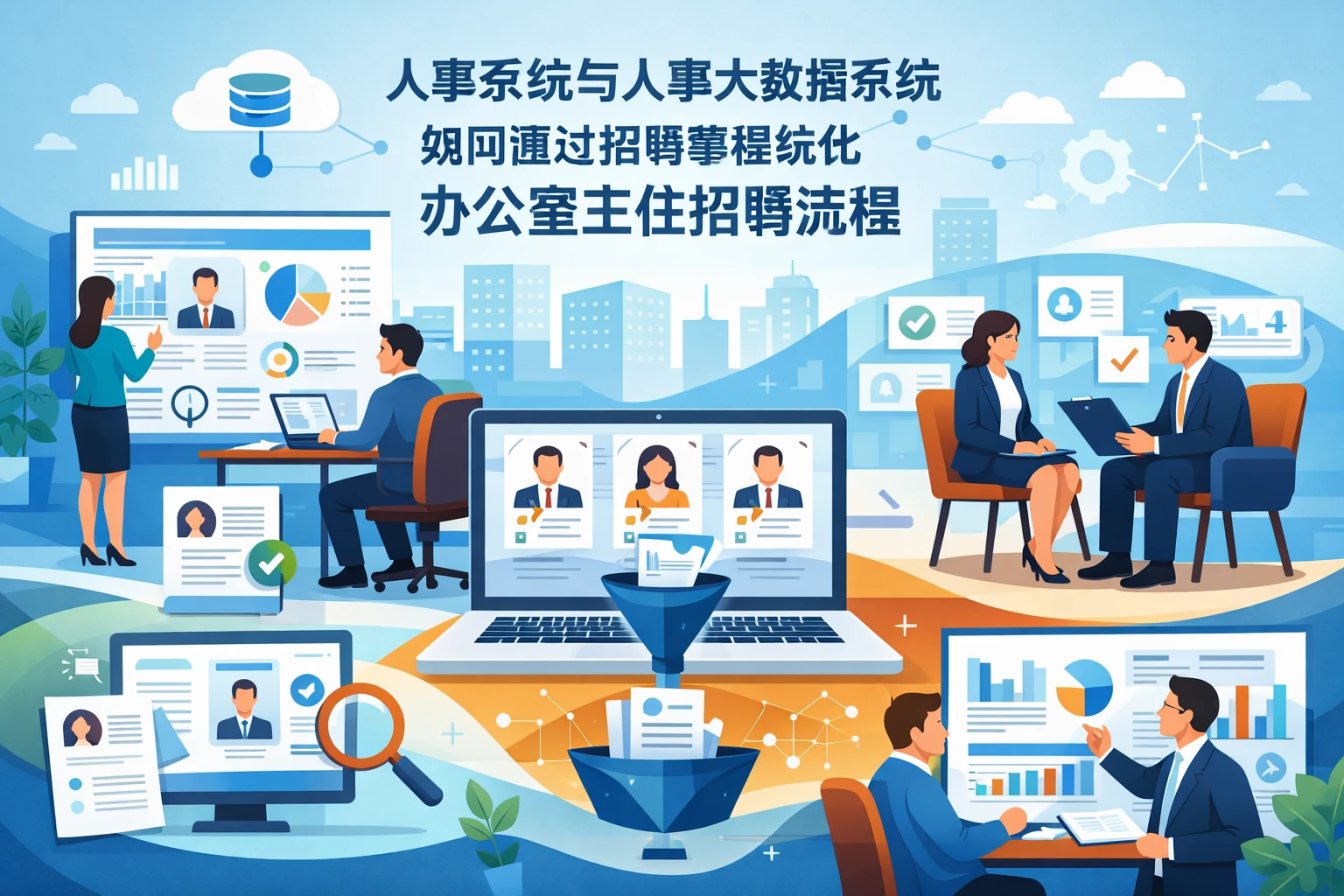 人事系统与人事大数据系统如何通过招聘管理软件优化办公室主任招聘流程