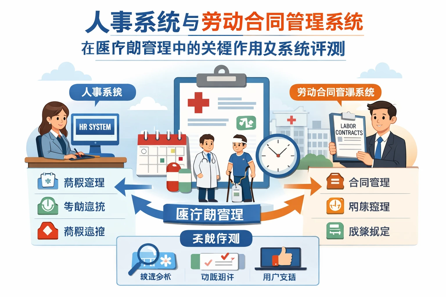 人事系统与劳动合同管理系统在医疗期管理中的关键作用及系统评测