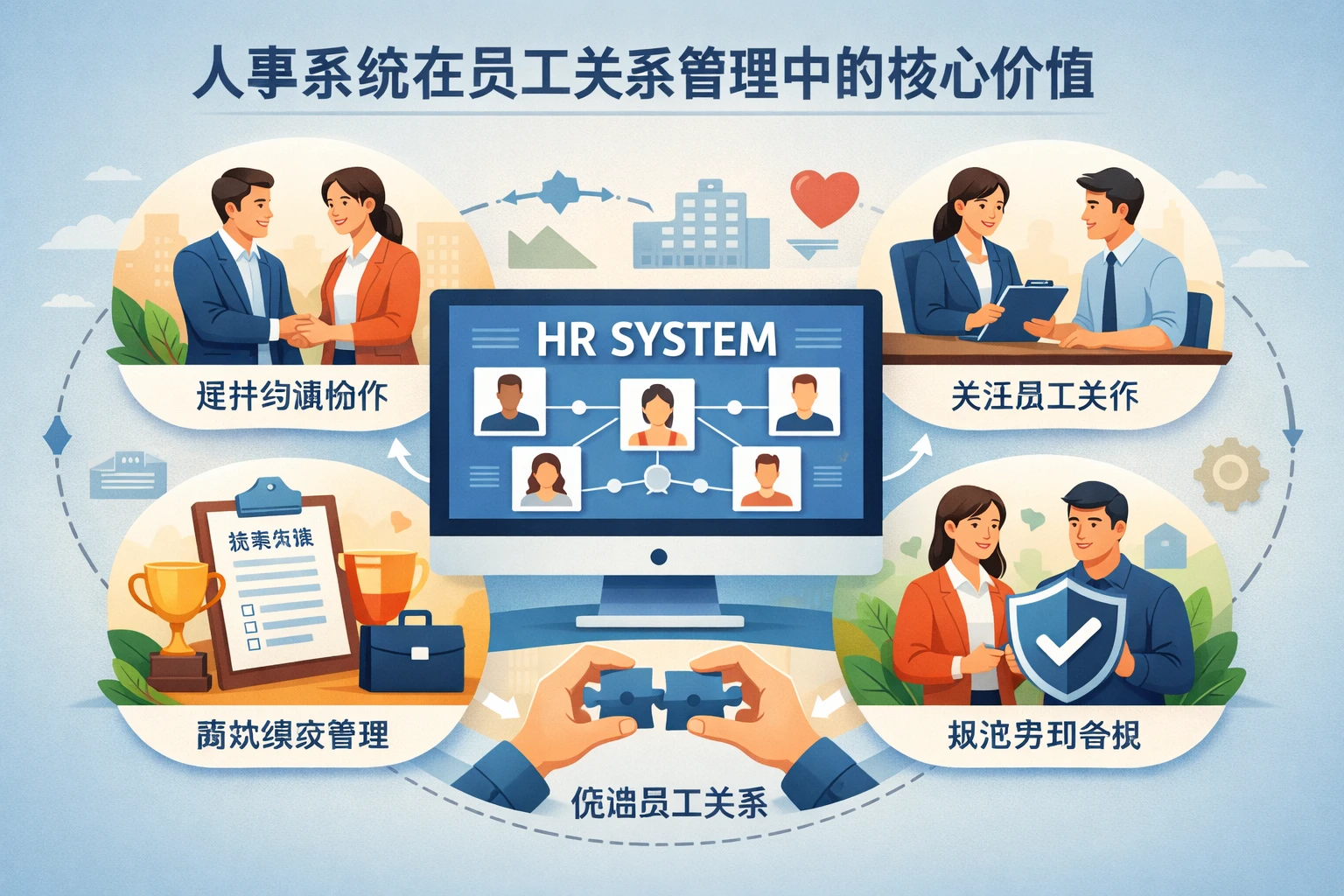 人事系统在员工关系管理中的核心价值