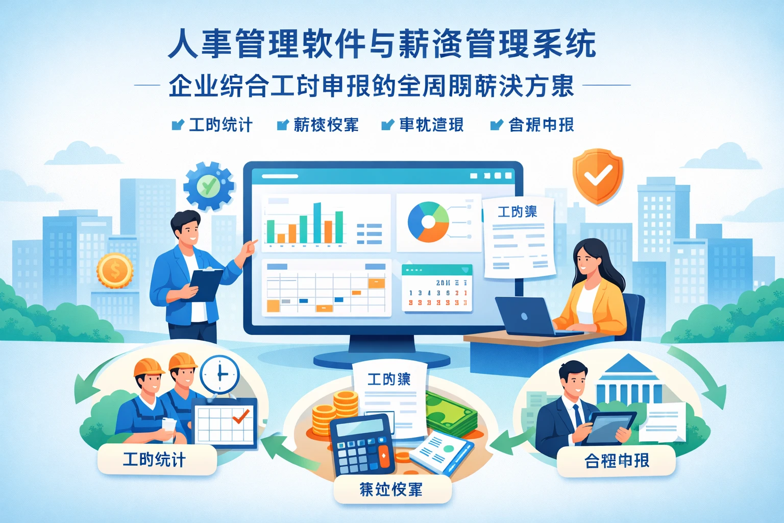 人事管理软件与薪资管理系统：企业综合工时申报的全周期解决方案