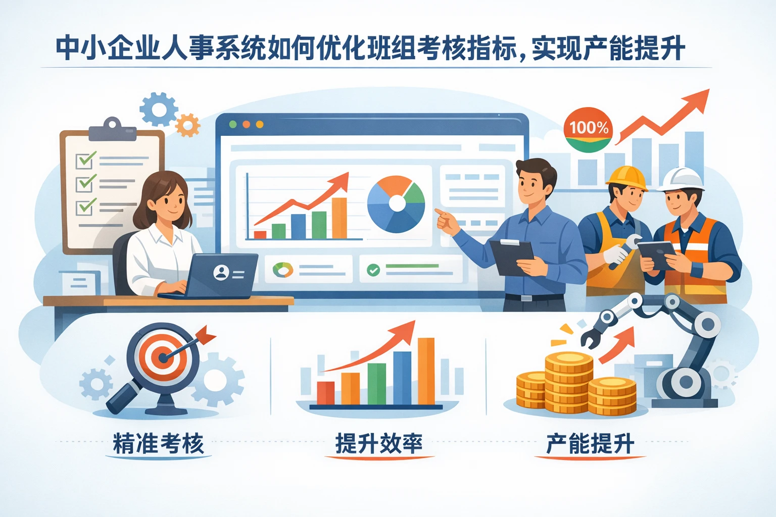 中小企业人事系统如何优化班组考核指标，实现产能提升