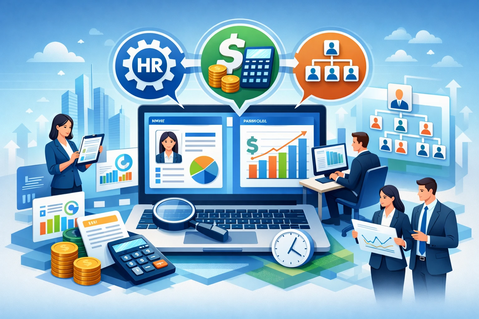 优化人力资源软件、工资管理系统与组织架构管理系统，提升企业人力资源管理效能