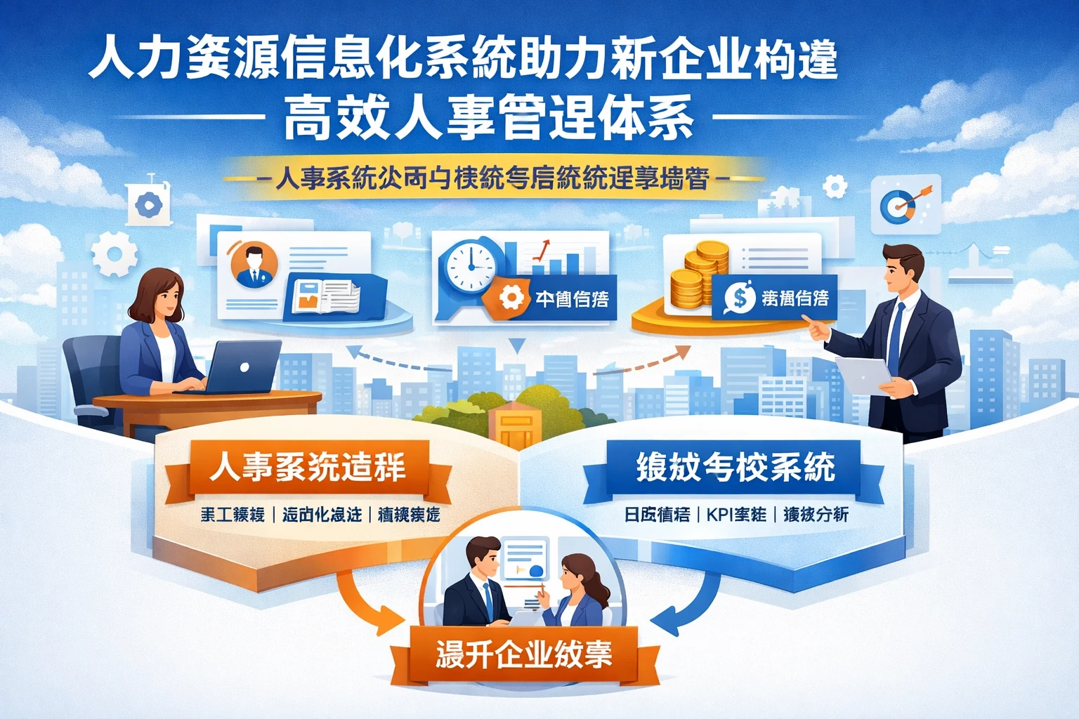 人力资源信息化系统助力新企业构建高效人事管理体系 - 人事系统公司与绩效考核系统选型指南