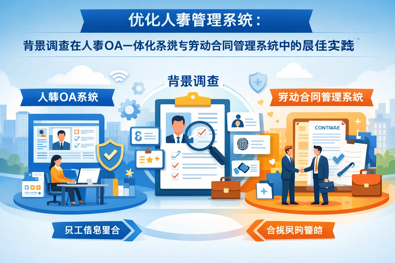 优化人事管理系统:背景调查在人事OA一体化系统与劳动合同管理系统中的最佳实践