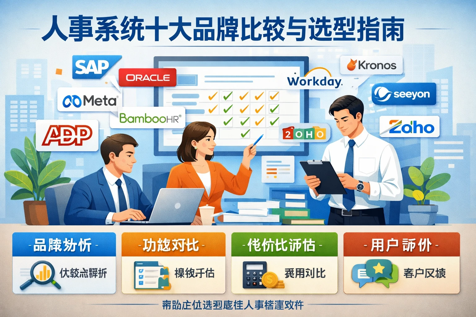 人事系统十大品牌比较与选型指南