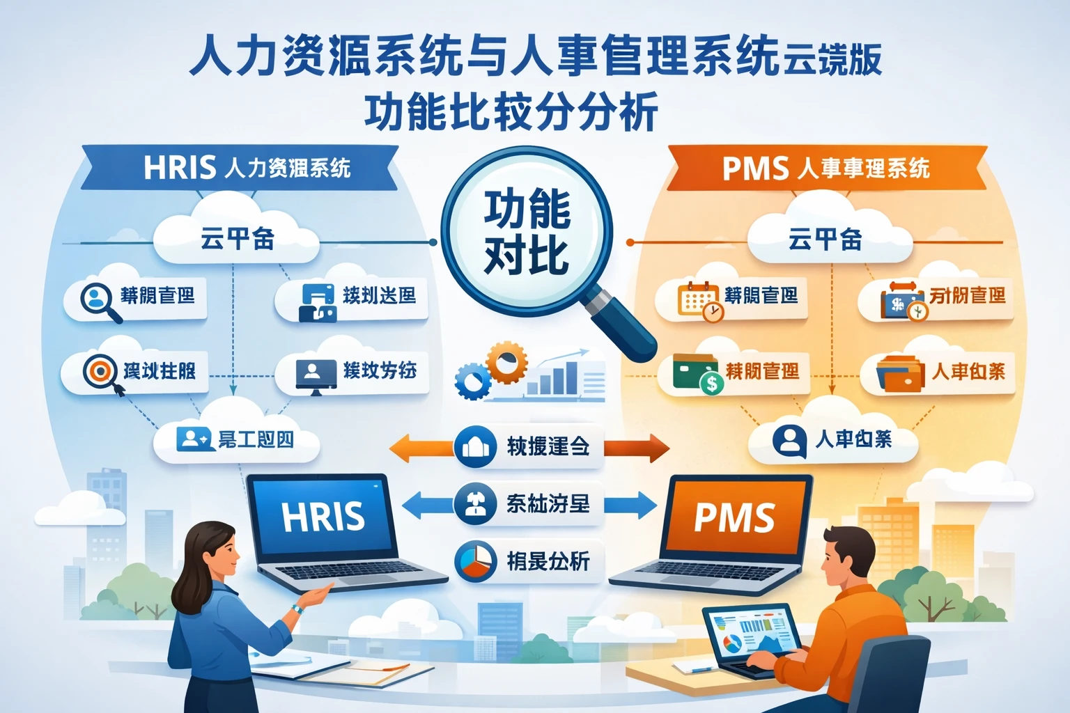 人力资源系统与人事管理系统云端版功能比较分析