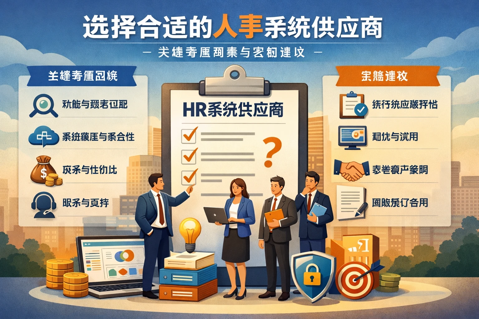 选择合适的人事系统供应商：关键考量因素与实践建议