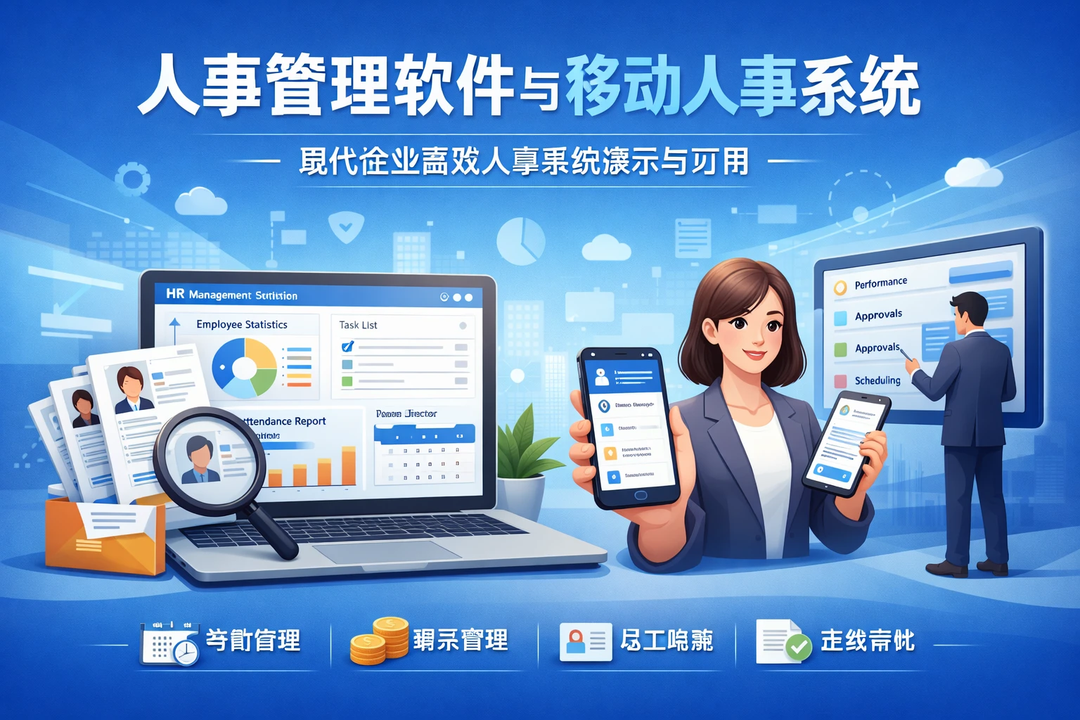 人事管理软件与移动人事系统：现代企业高效人事系统演示与应用