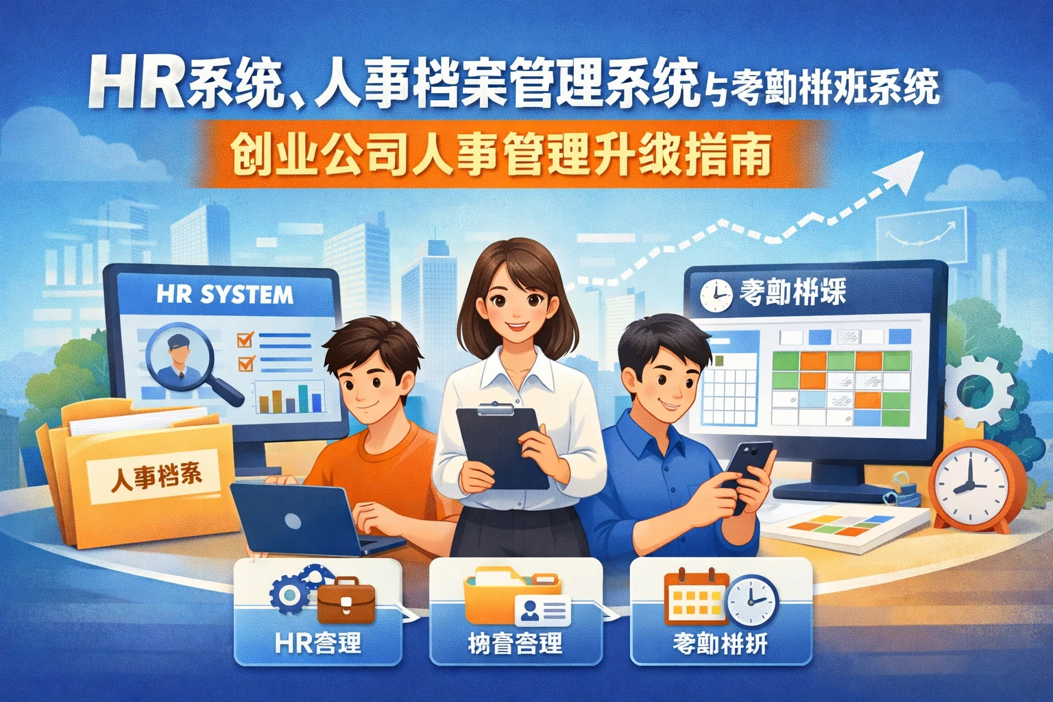 HR系统、人事档案管理系统与考勤排班系统:创业公司人事管理升级指南