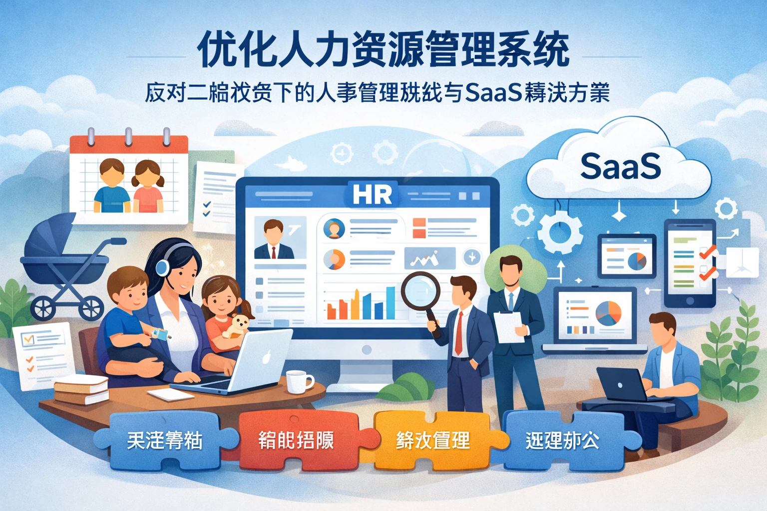 优化人力资源管理系统：应对二胎政策下的人事管理挑战与SaaS解决方案