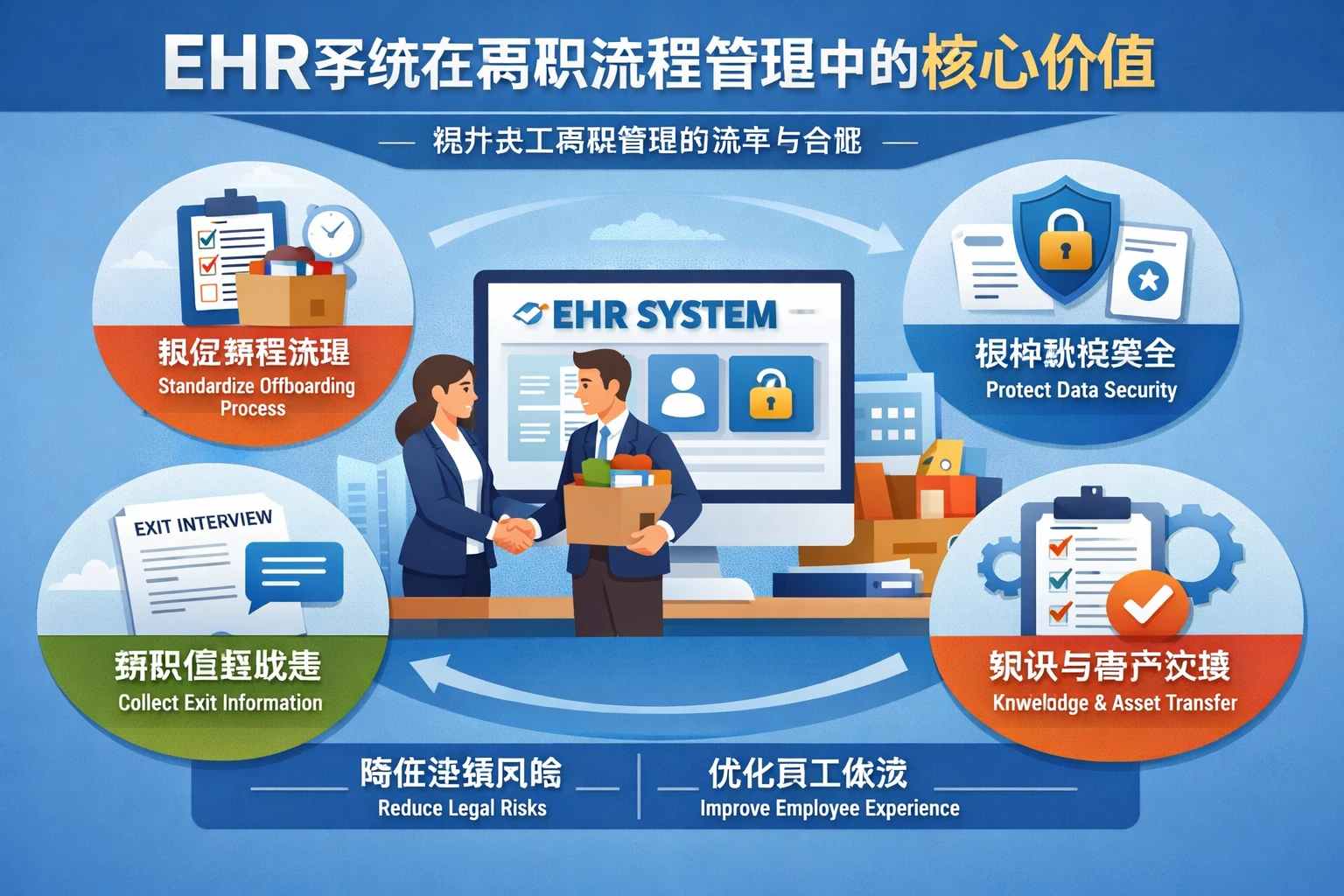 EHR系统在离职流程管理中的核心价值