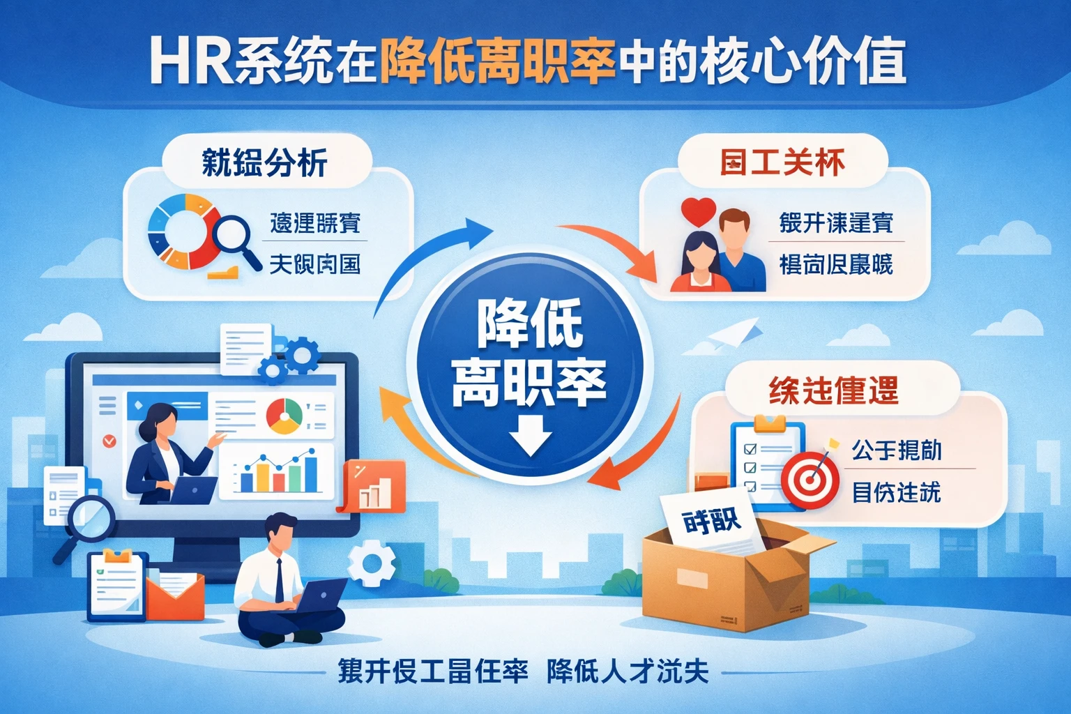 HR系统在降低离职率中的核心价值