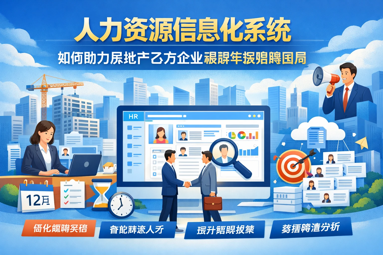 人力资源信息化系统如何助力房地产乙方企业破解年底招聘困局