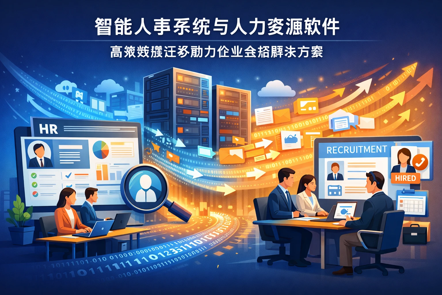 智能人事系统与人力资源软件：高效数据迁移助力企业急招解决方案
