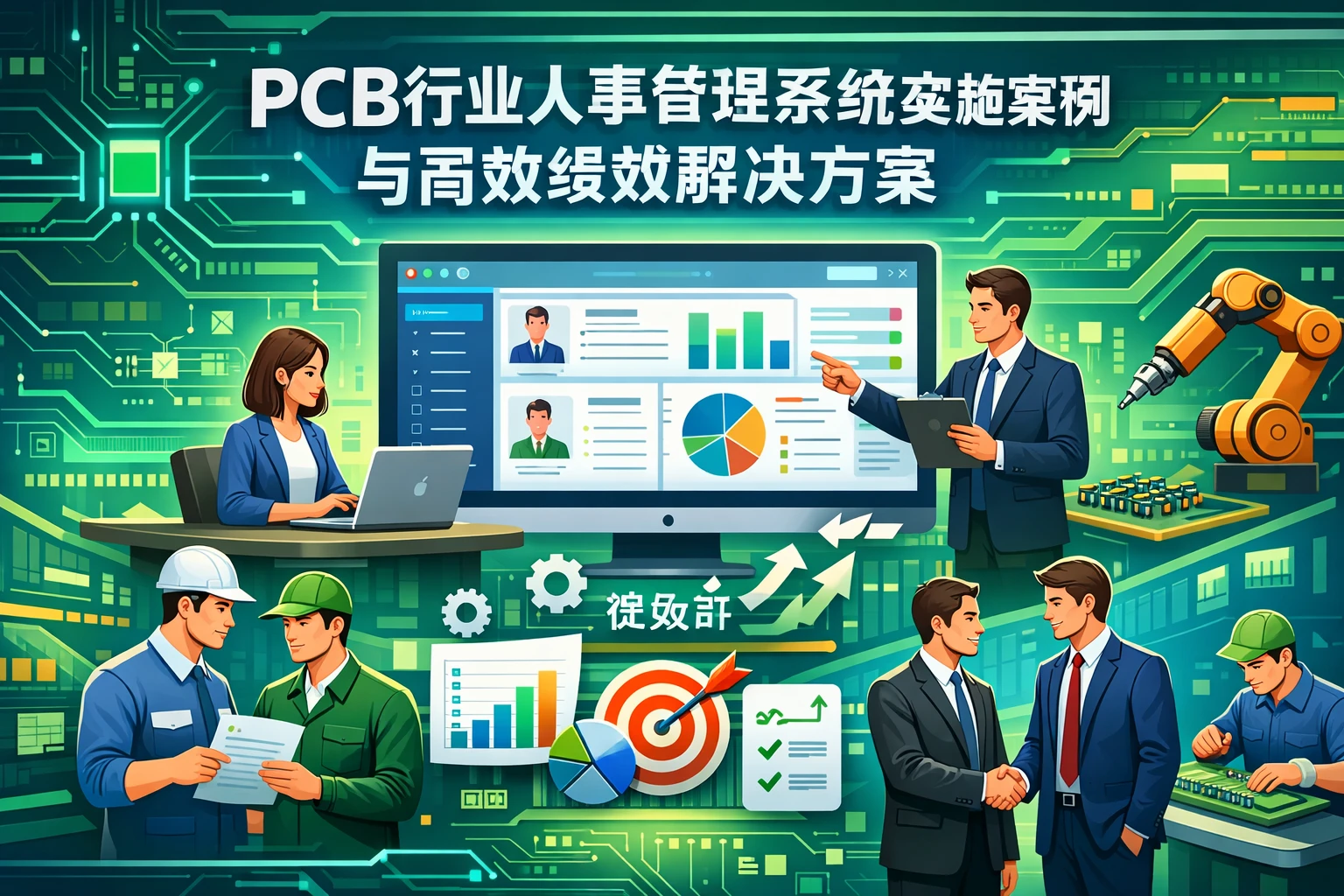 PCB行业人事管理系统实施案例与高效绩效解决方案